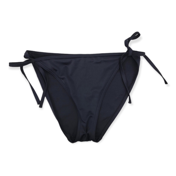 Victoria's Secret Swim Victorias Secret Black String Bikini Bottoms